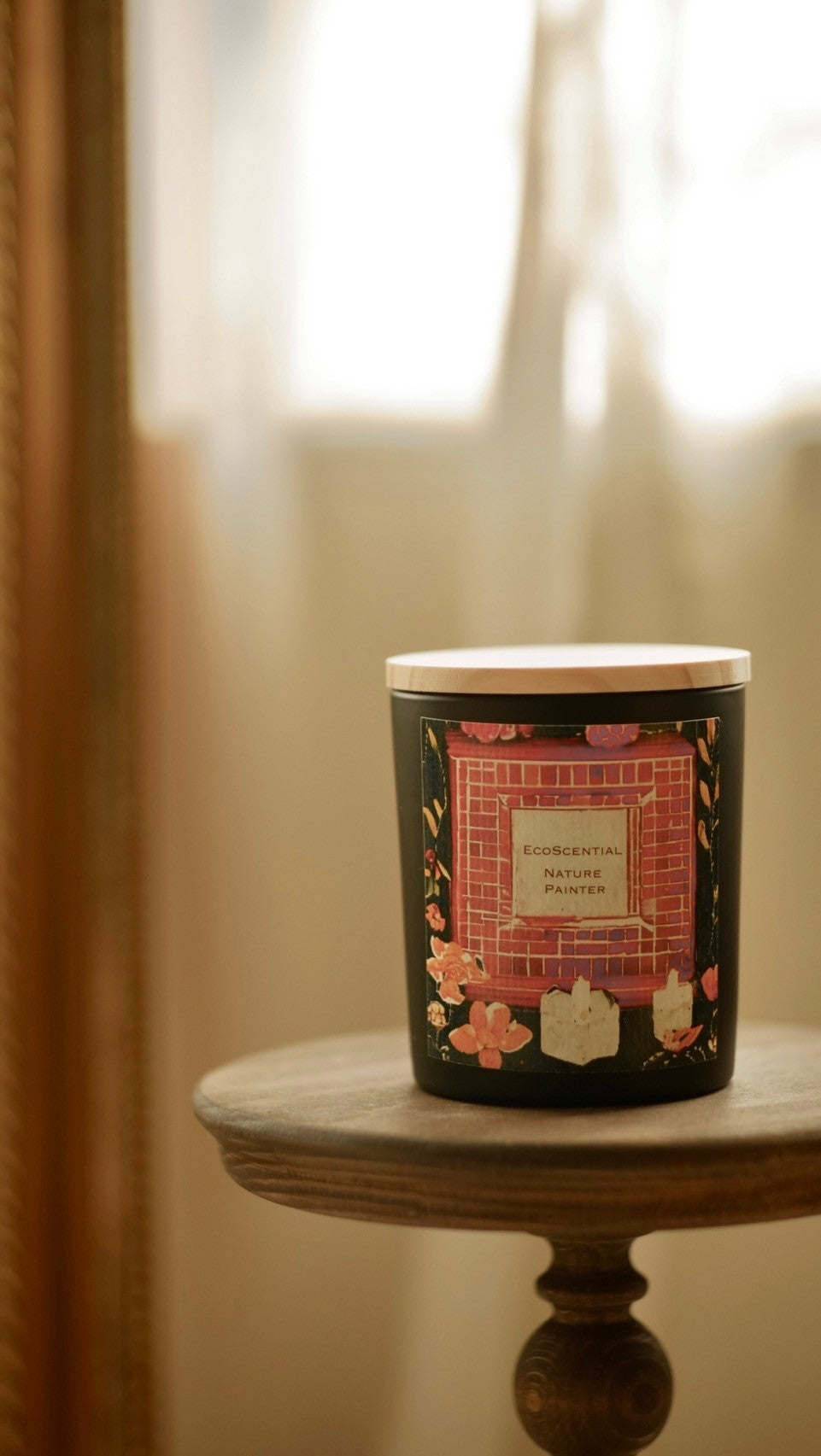EcoScential Nature Painter Candle small 豪華蠟燭 " 自然畫家 "
